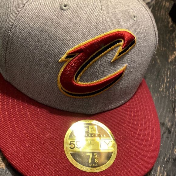 Cleveland Cavaliers Cavs New Era 59fifty 7 5/8 Hat Cap NBA - Picture 2 of 6